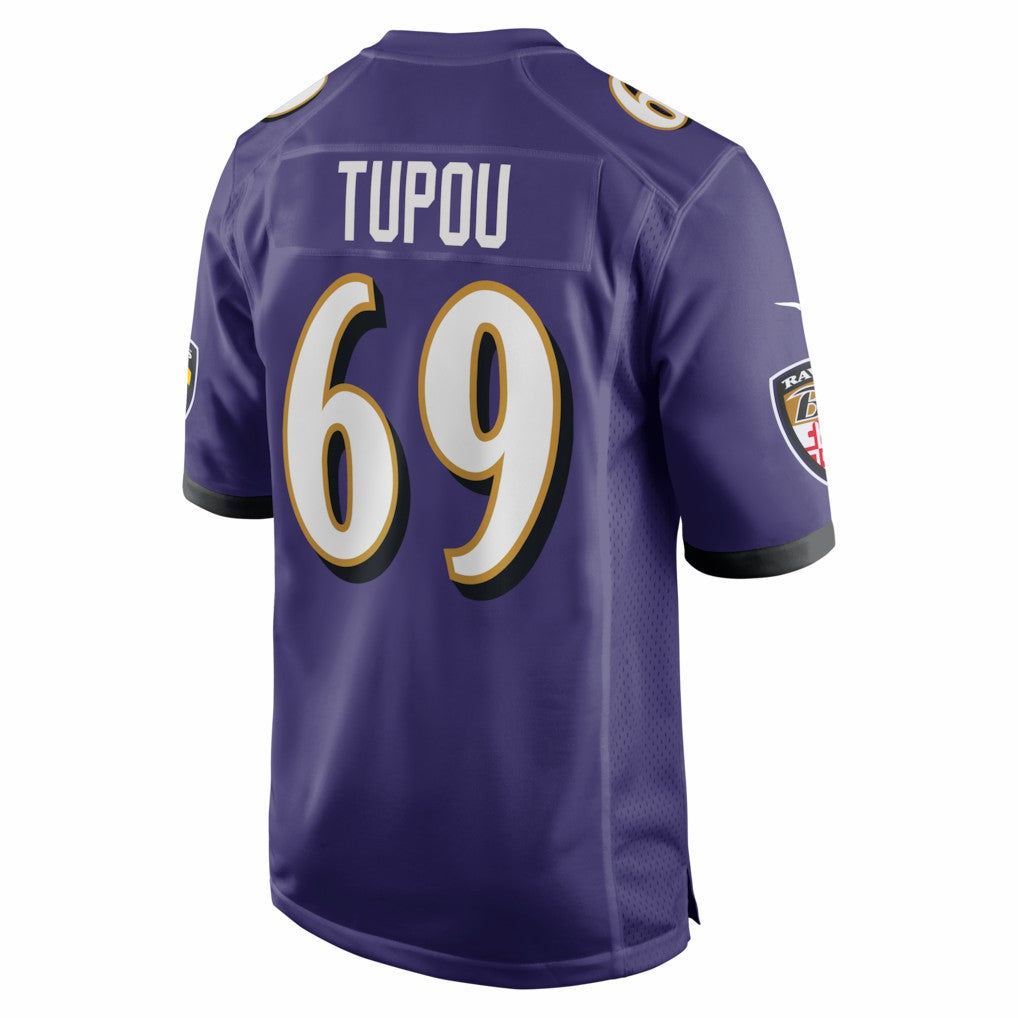 Josh Tupou  Team Game Jersey - Baltimore Ravens
