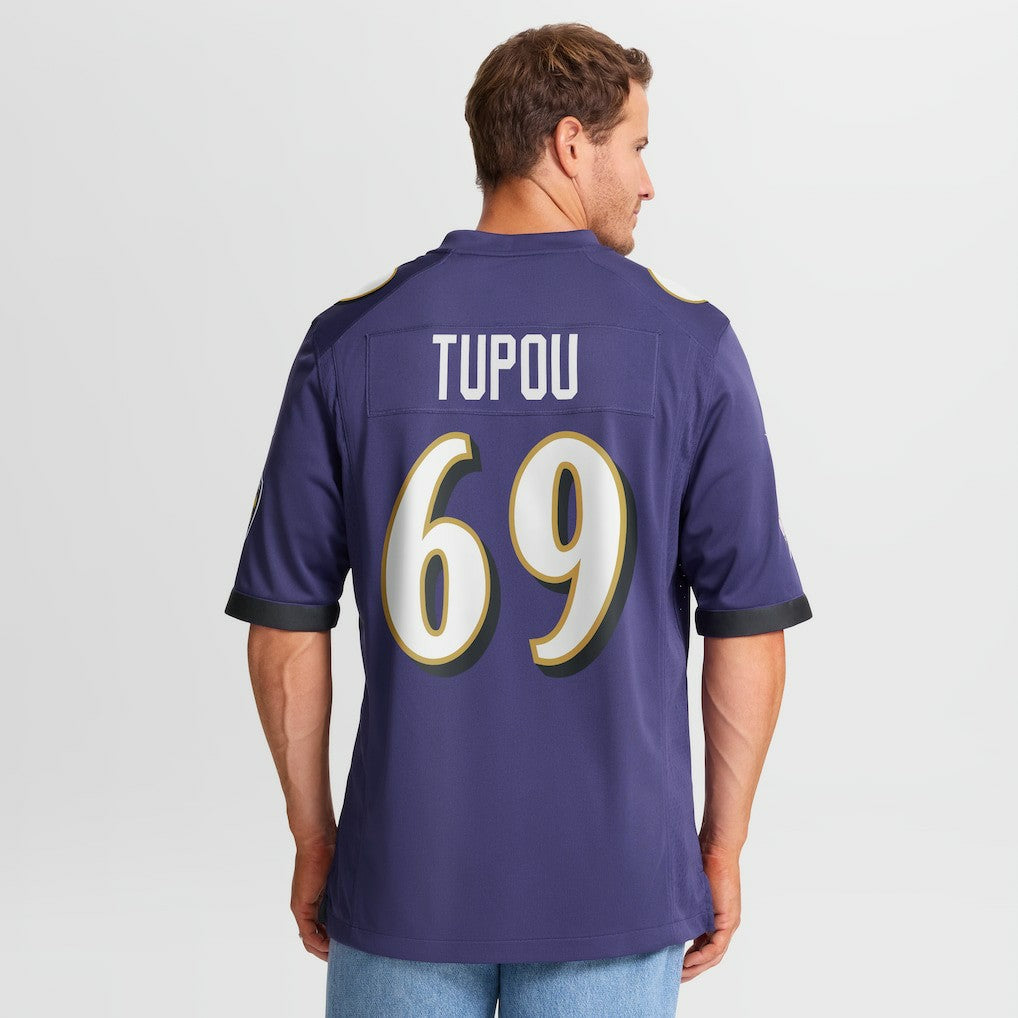 Josh Tupou  Team Game Jersey - Baltimore Ravens