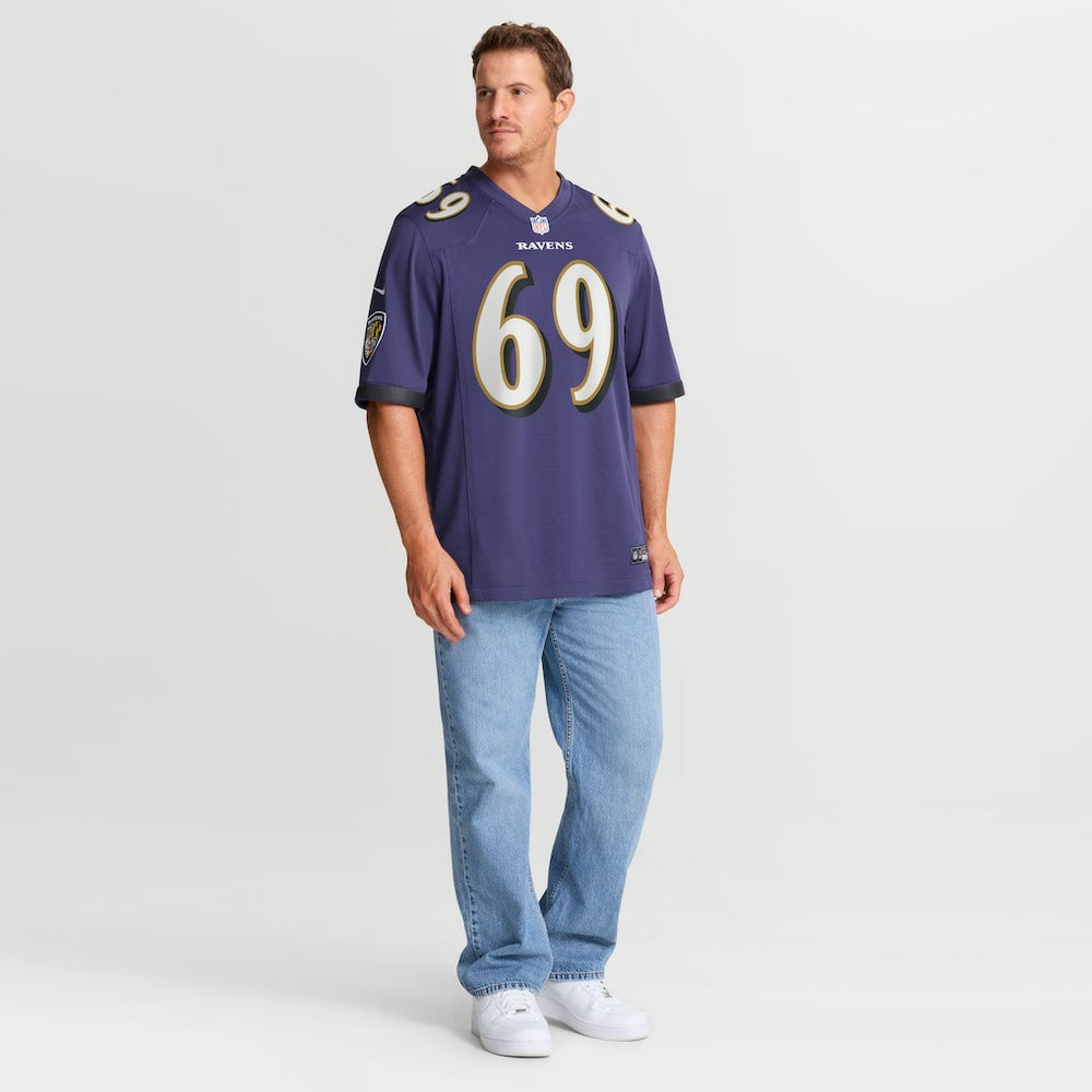 Josh Tupou  Team Game Jersey - Baltimore Ravens