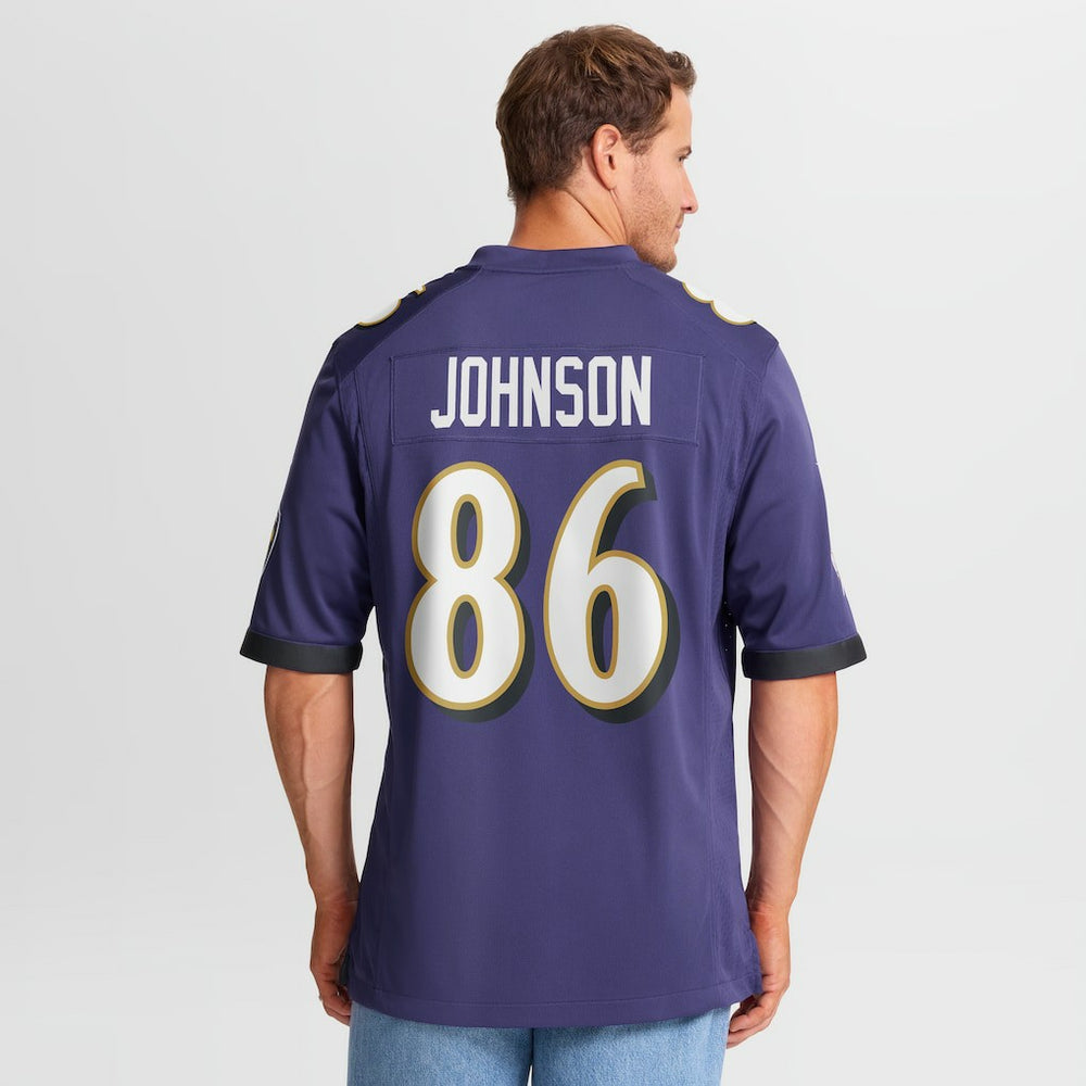 Cornelius Johnson  Team Game Jersey - Baltimore Ravens
