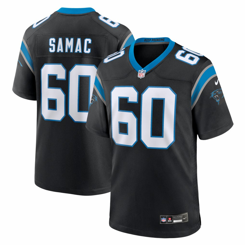 Nick Samac  Team Game Jersey - Carolina Panthers