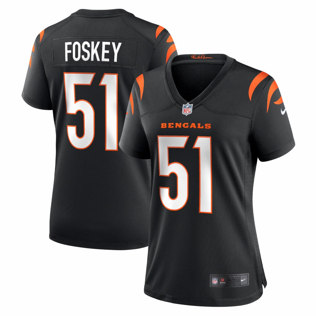 Isaiah Foskey  Women's Team Game Jersey - Cincinnati Bengals