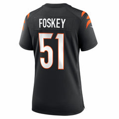 Isaiah Foskey  Women's Team Game Jersey - Cincinnati Bengals