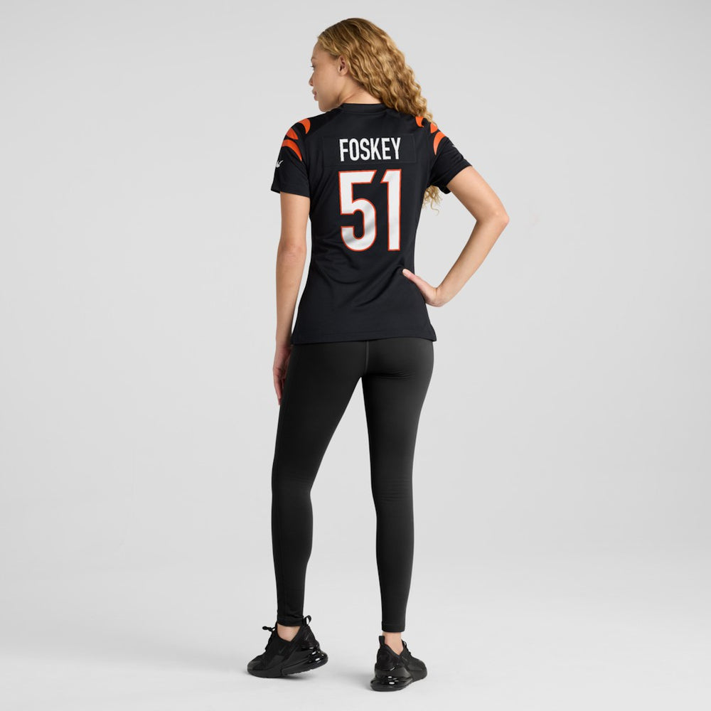 Isaiah Foskey  Women's Team Game Jersey - Cincinnati Bengals
