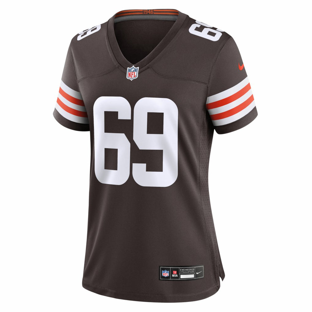 Tyre Phillips  Women's Team Game Jersey - Cleveland Browns