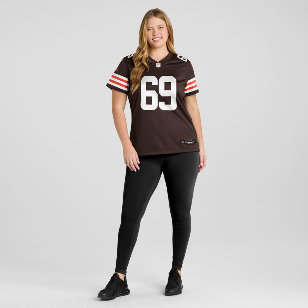 Tyre Phillips  Women's Team Game Jersey - Cleveland Browns