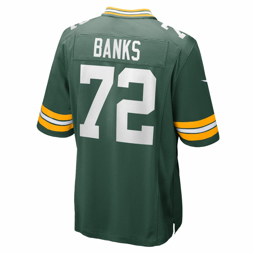 Brant Banks  Team Game Jersey - Green Bay Packers