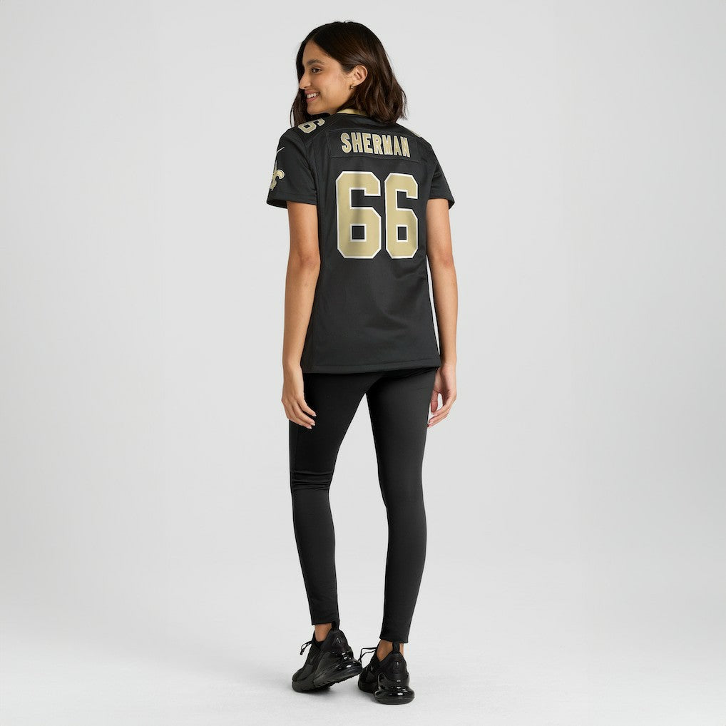 William Sherman  Women's Team Game Jersey - New Orleans Saints