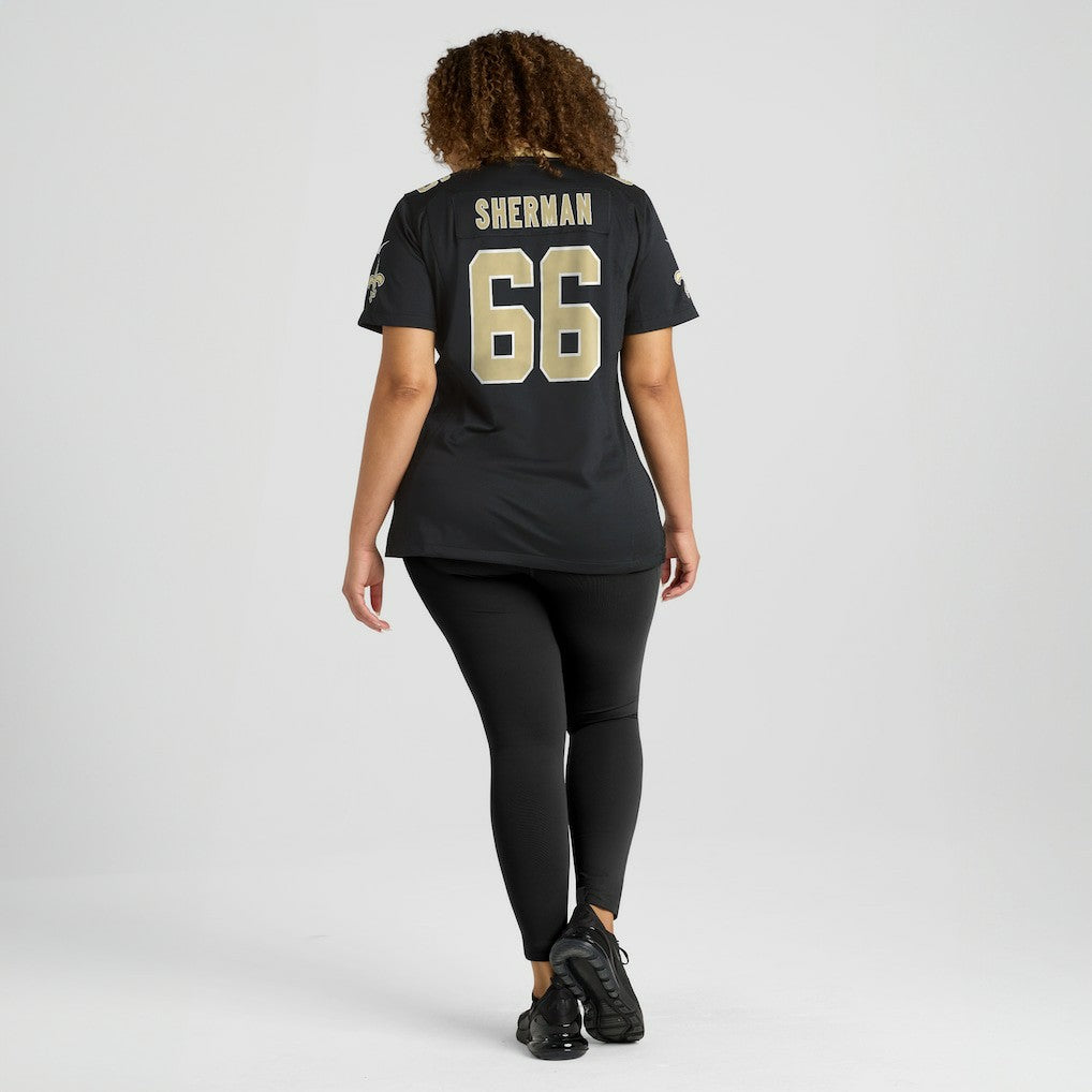 William Sherman  Women's Team Game Jersey - New Orleans Saints