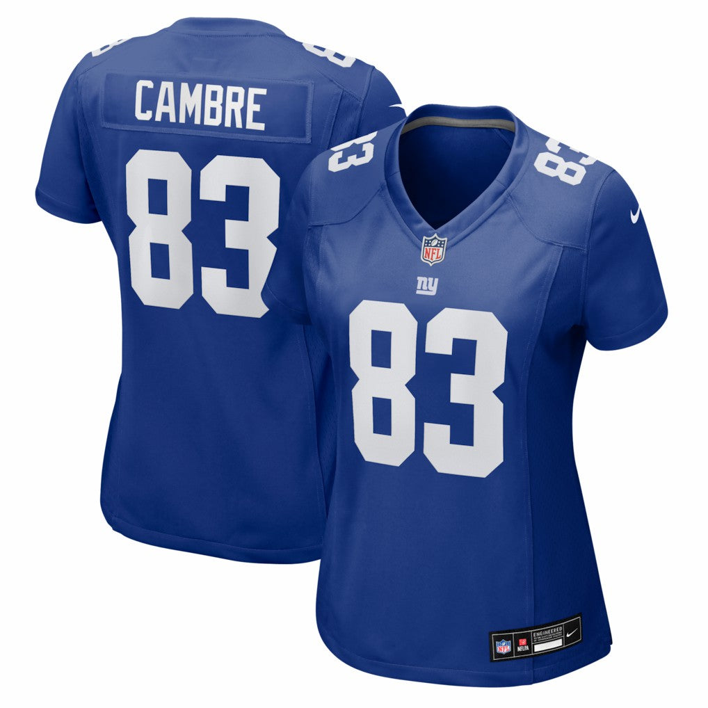 Dalen Cambre  Women's Team Game Jersey - New York Giants