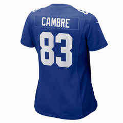 Dalen Cambre  Women's Team Game Jersey - New York Giants
