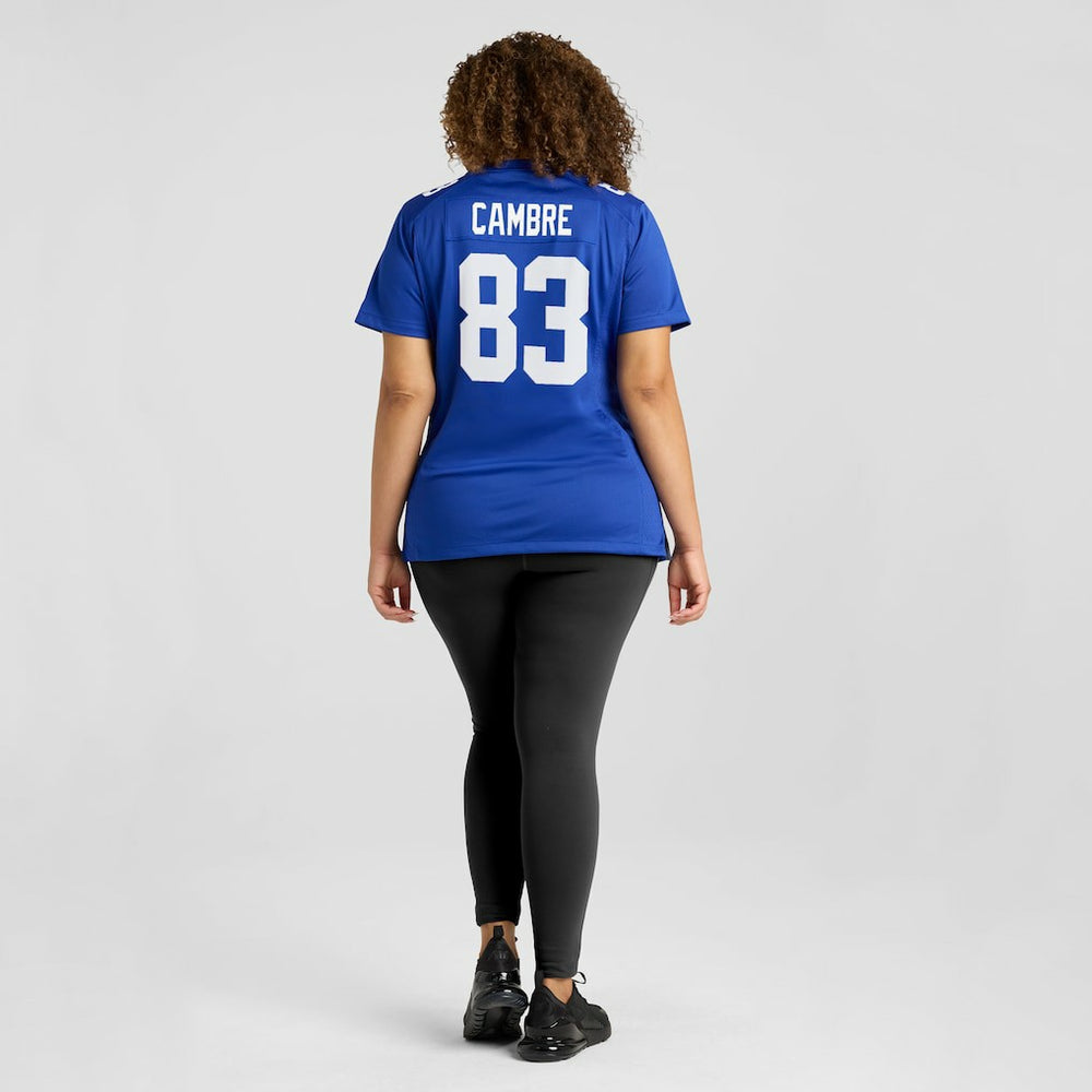 Dalen Cambre  Women's Team Game Jersey - New York Giants
