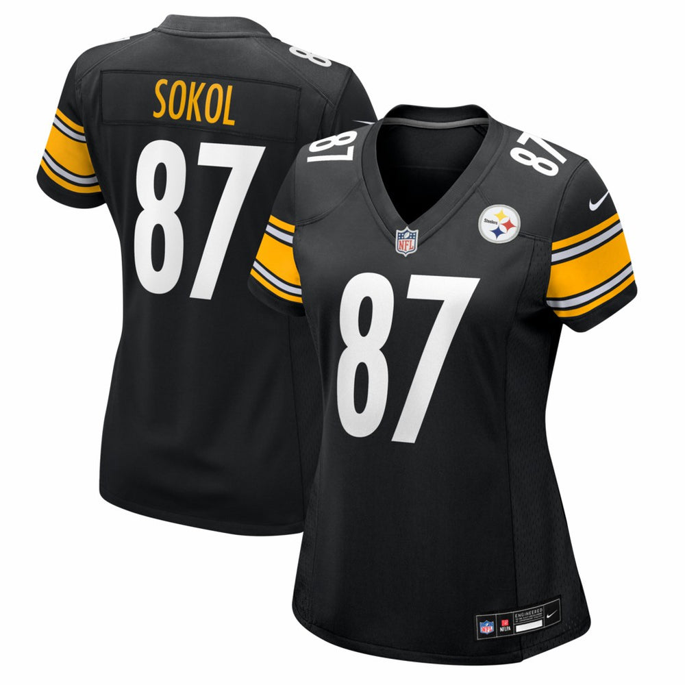 Matt Sokol  Women's Team Game Jersey - Pittsburgh Steelers