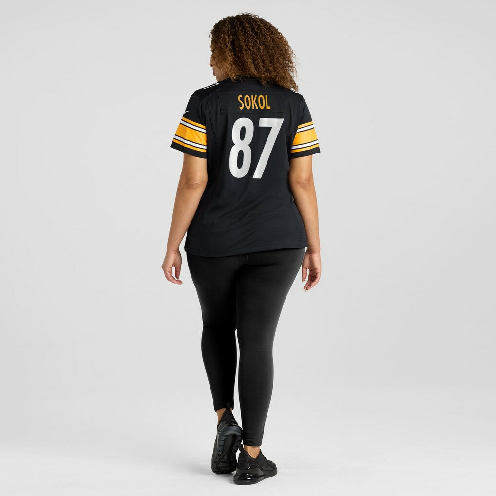 Matt Sokol  Women's Team Game Jersey - Pittsburgh Steelers