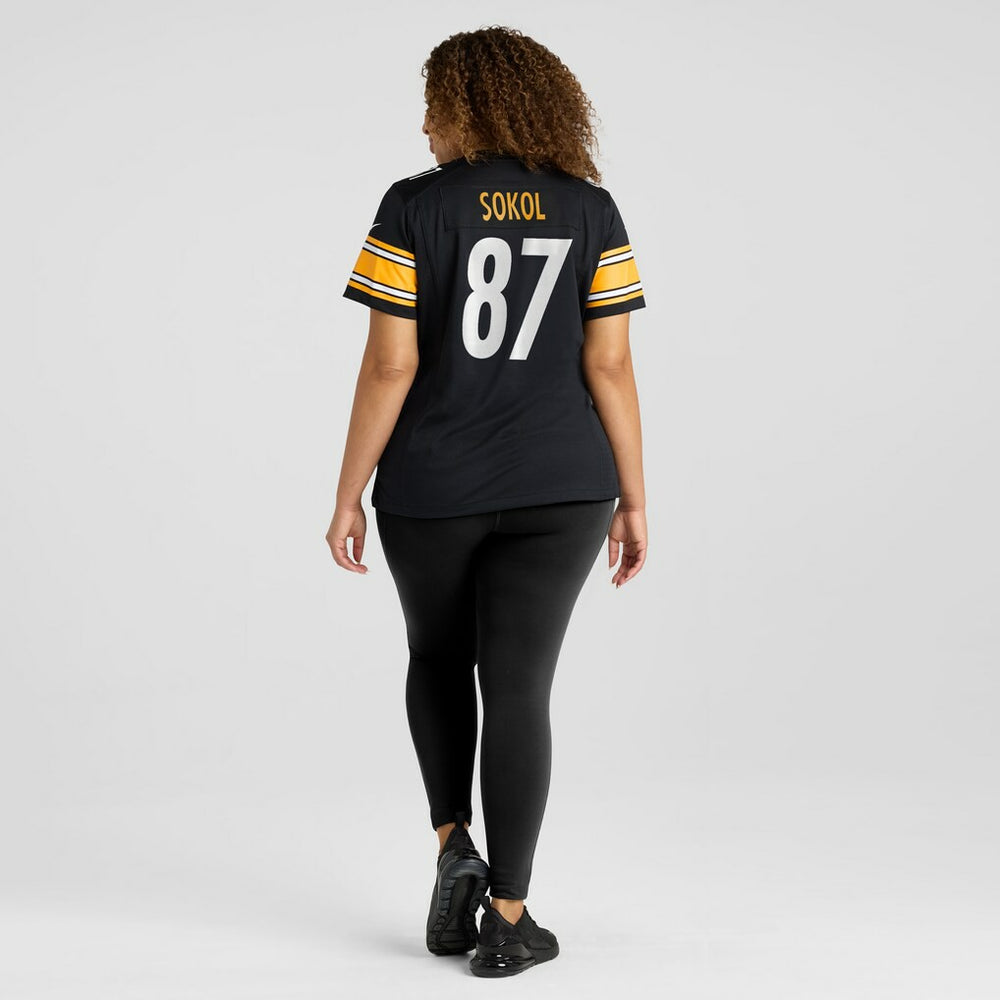 Matt Sokol  Women's Team Game Jersey - Pittsburgh Steelers