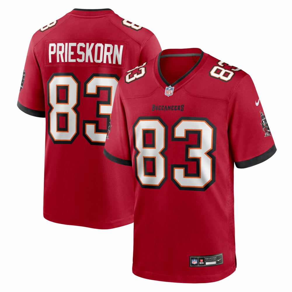 Caden Prieskorn  Team Game Jersey - Tampa Bay Buccaneers