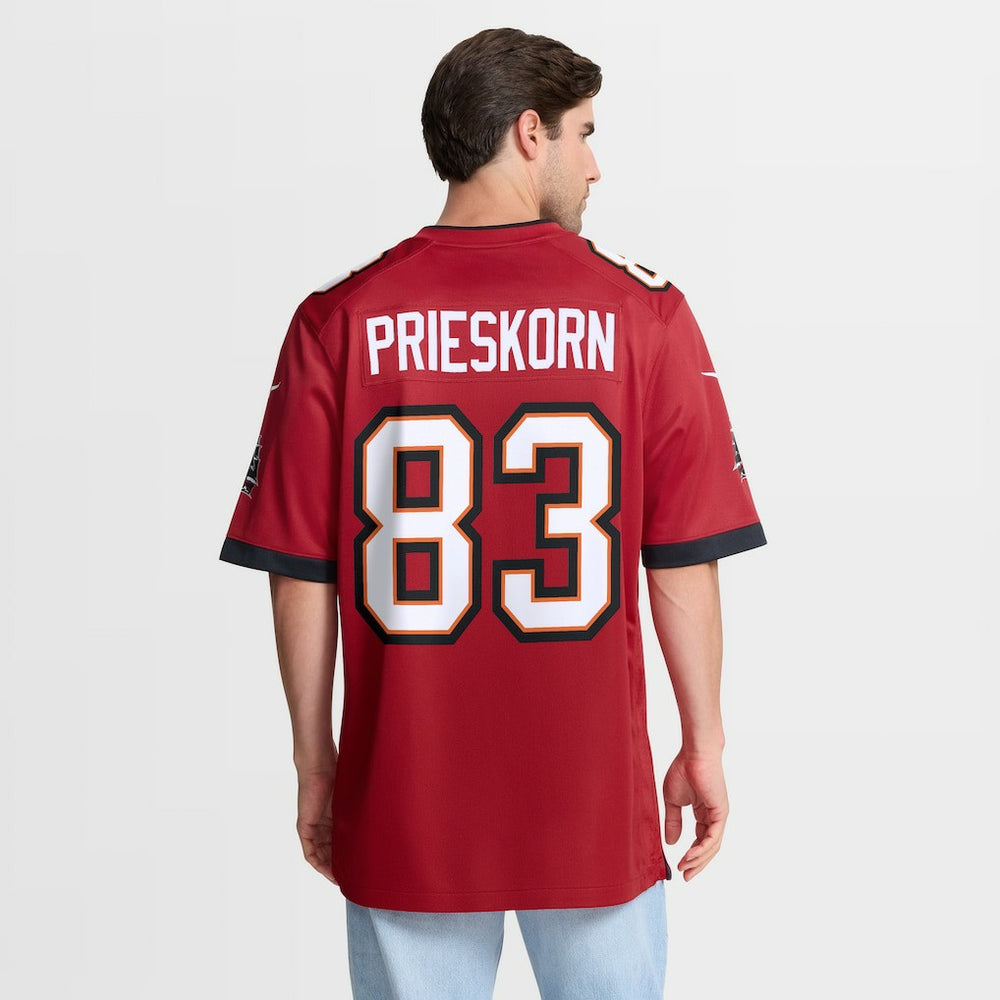 Caden Prieskorn  Team Game Jersey - Tampa Bay Buccaneers