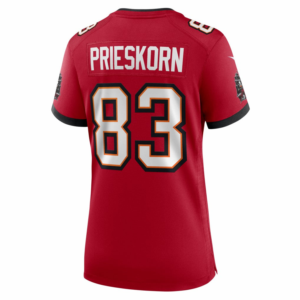 Caden Prieskorn  Women's Team Game Jersey - Tampa Bay Buccaneers