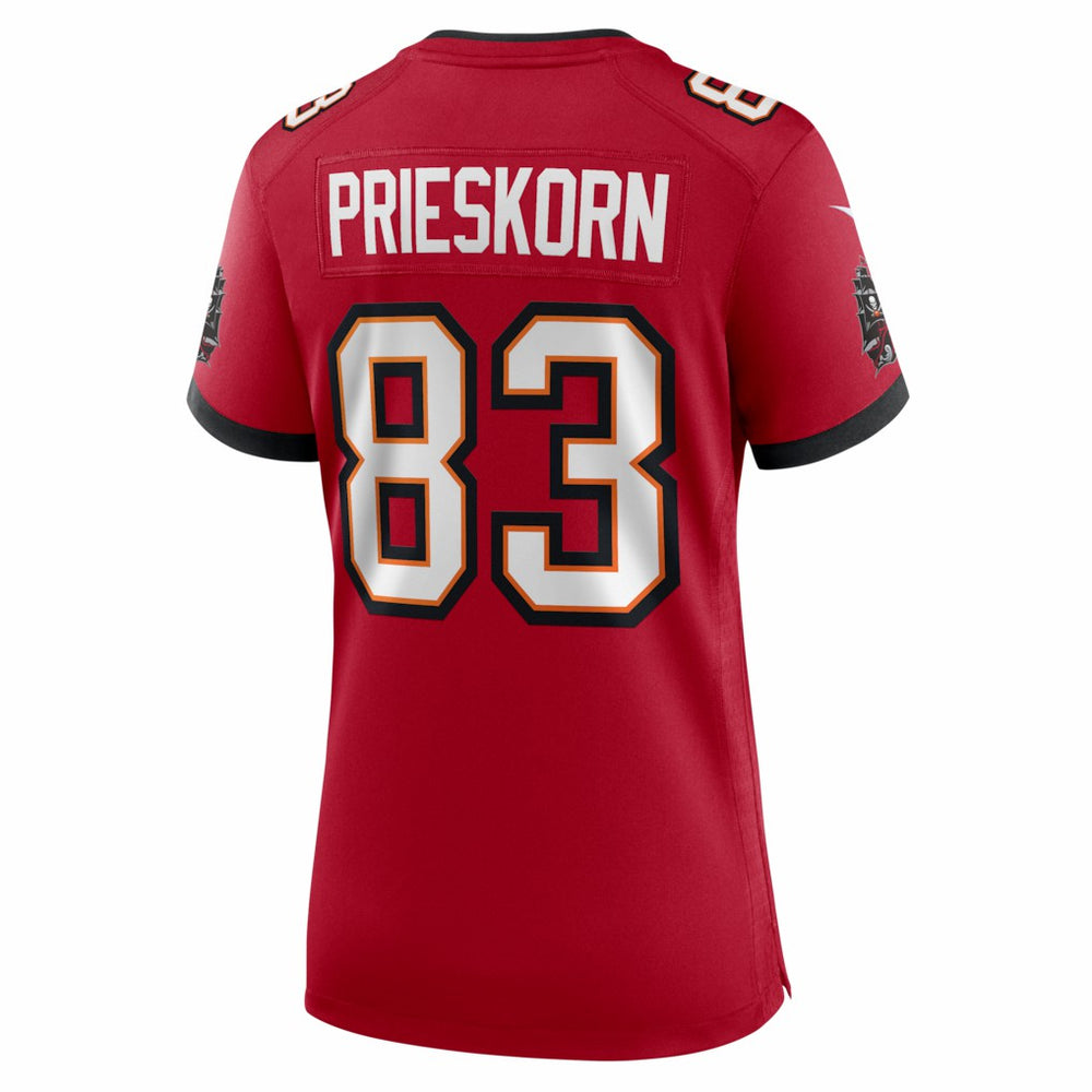 Caden Prieskorn  Women's Team Game Jersey - Tampa Bay Buccaneers