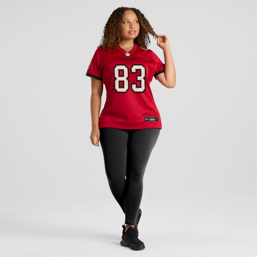 Caden Prieskorn  Women's Team Game Jersey - Tampa Bay Buccaneers