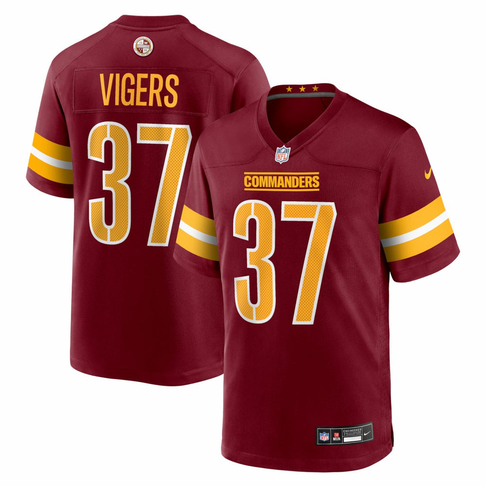 Car'lin Vigers  Team Game Jersey - Washington Commanders