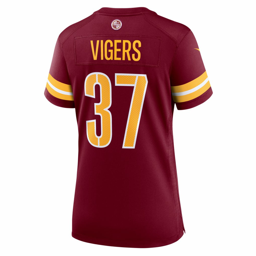 Car'lin Vigers  Women's Team Game Jersey - Washington Commanders
