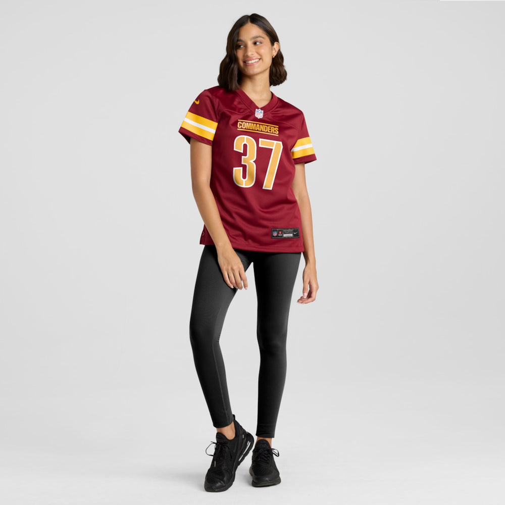 Car'lin Vigers  Women's Team Game Jersey - Washington Commanders
