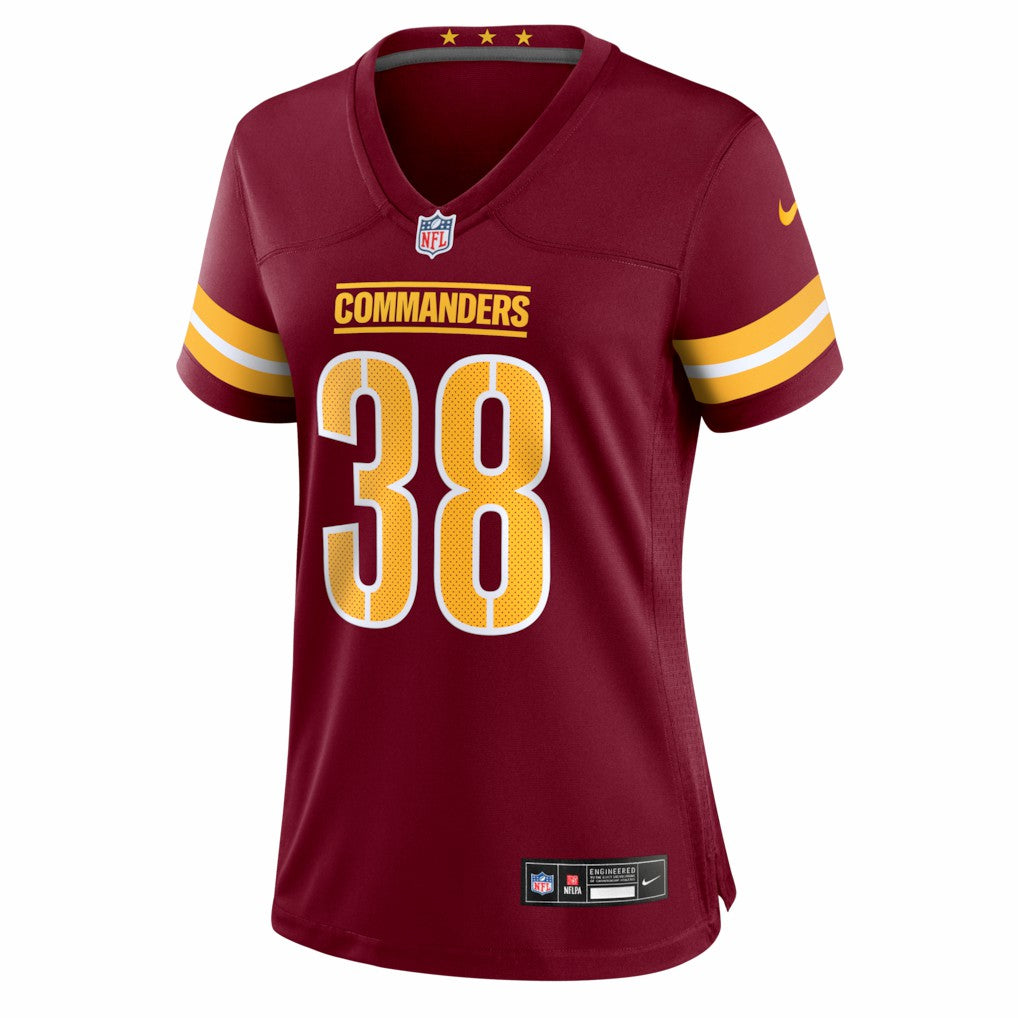 Chase Edmonds  Women's Team Game Jersey - Washington Commanders