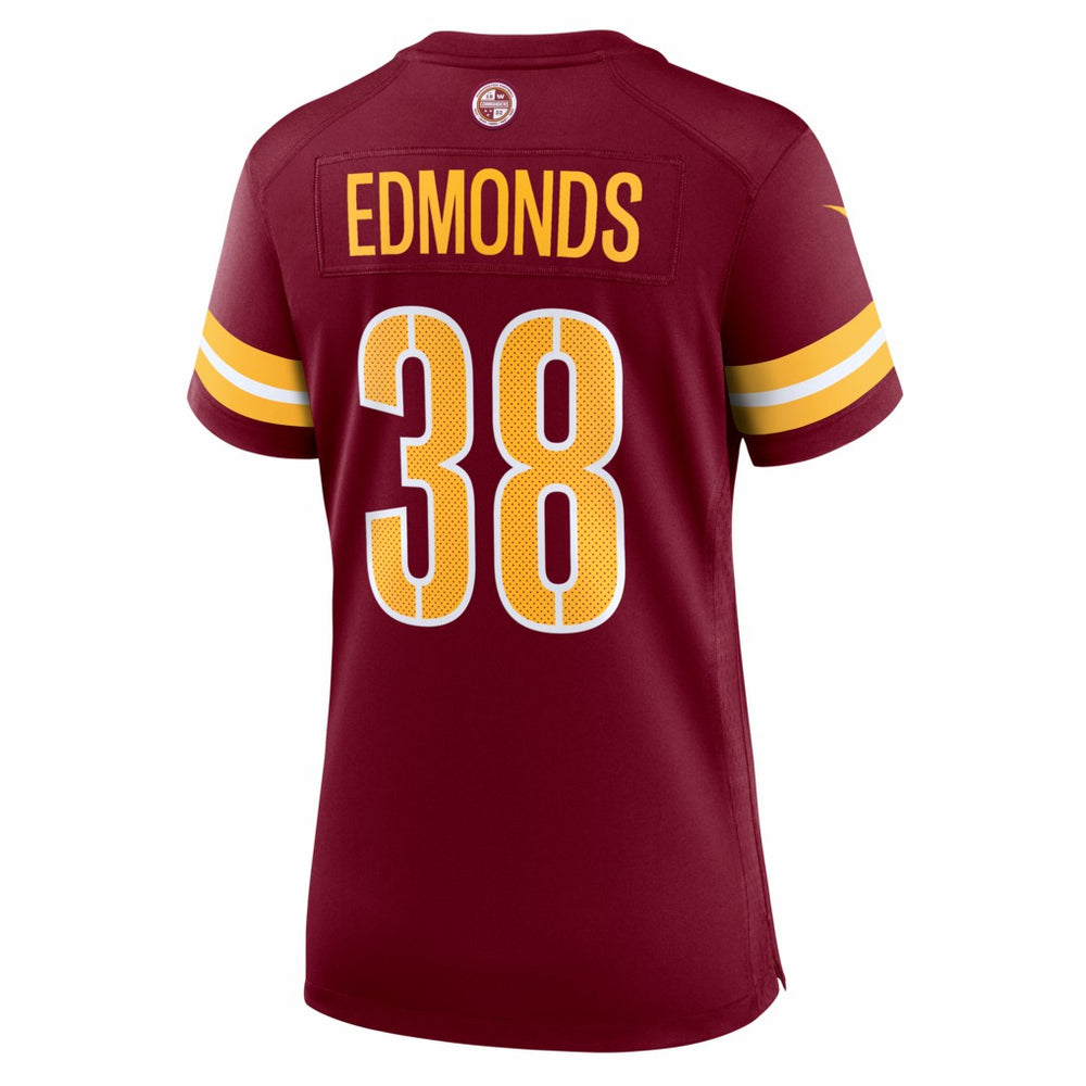 Chase Edmonds  Women's Team Game Jersey - Washington Commanders