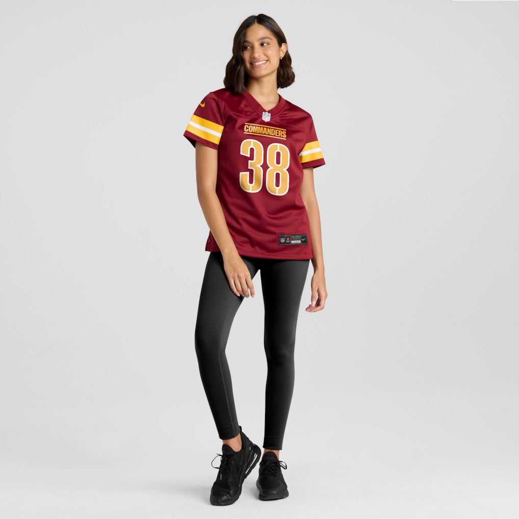 Chase Edmonds  Women's Team Game Jersey - Washington Commanders