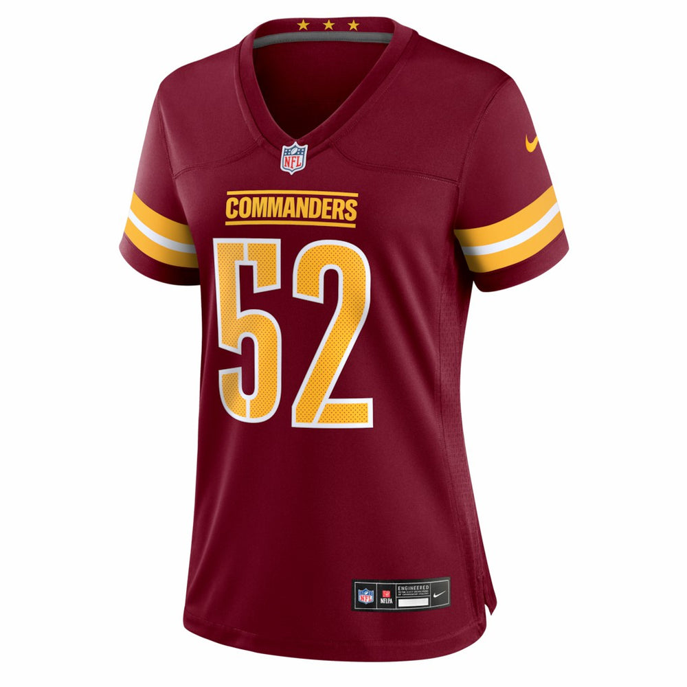 Preston Smith  Women's Team Game Jersey - Washington Commanders