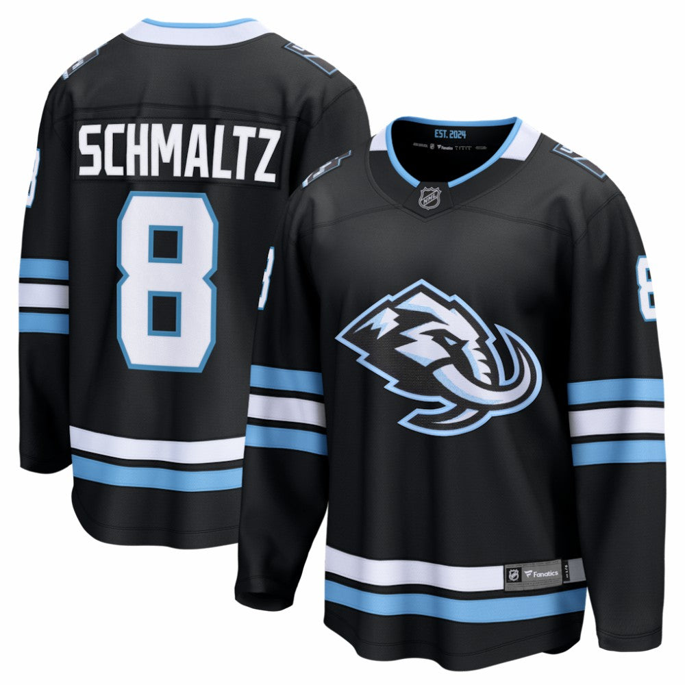 NHL Black Nick Schmaltz Utah Mammoth Fanatics Home Breakaway Player Jersey
