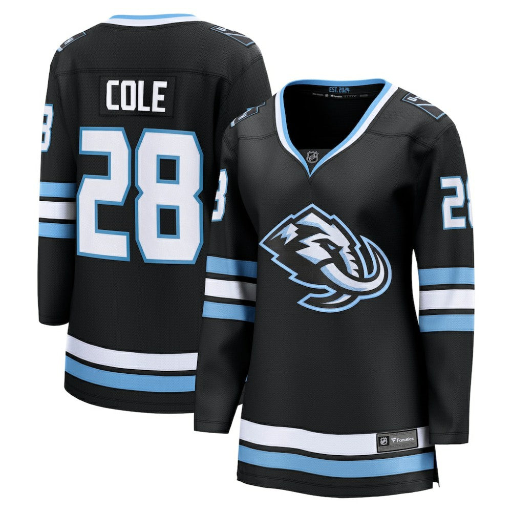 NHL Black Ian Cole Utah Mammoth Fanatics Women's Home Breakaway Player Jersey