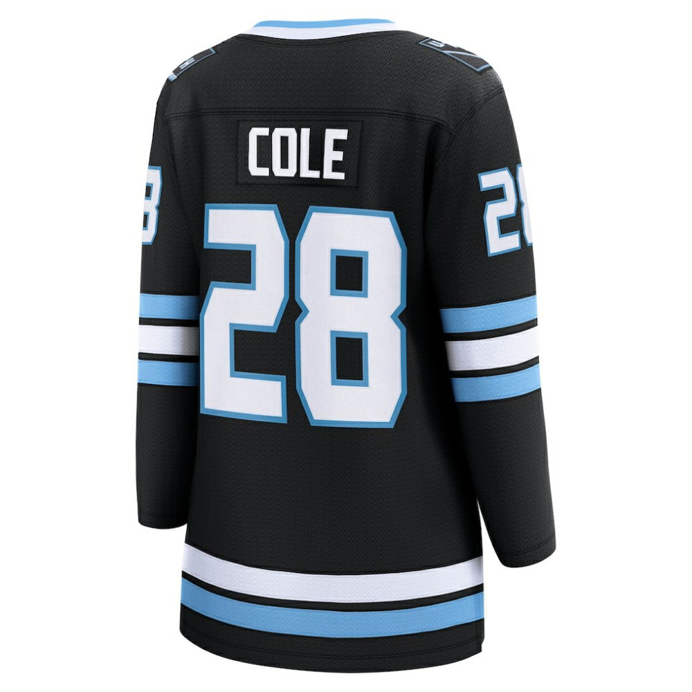 NHL Black Ian Cole Utah Mammoth Fanatics Women's Home Breakaway Player Jersey