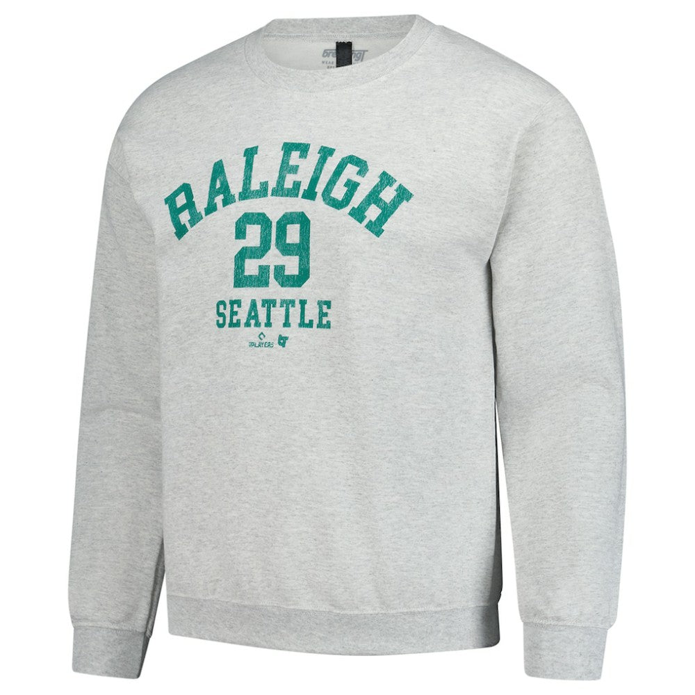 MLB Cal Raleigh MLBPA BreakingT Unisex Player Name & Number Sweatshirt