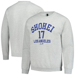 MLB Shohei Ohtani MLBPA BreakingT Unisex Player Name & Number Sweatshirt