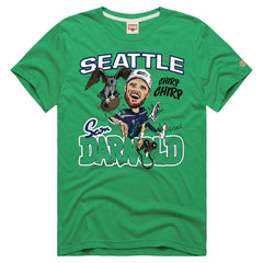 Sam Darnold  Homage Unisex Caricature Player Graphic Tri-Blend T-Shirt - Seattle Seahawks