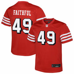 The Faithful  Youth Alternate 2 Game Jersey - San Francisco 49ers