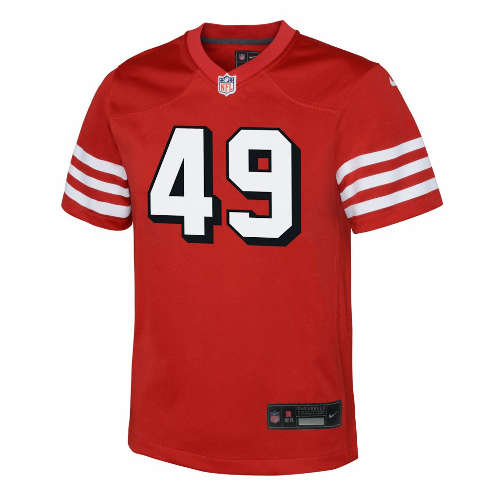 The Faithful  Youth Alternate 2 Game Jersey - San Francisco 49ers