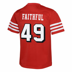 The Faithful  Youth Alternate 2 Game Jersey - San Francisco 49ers