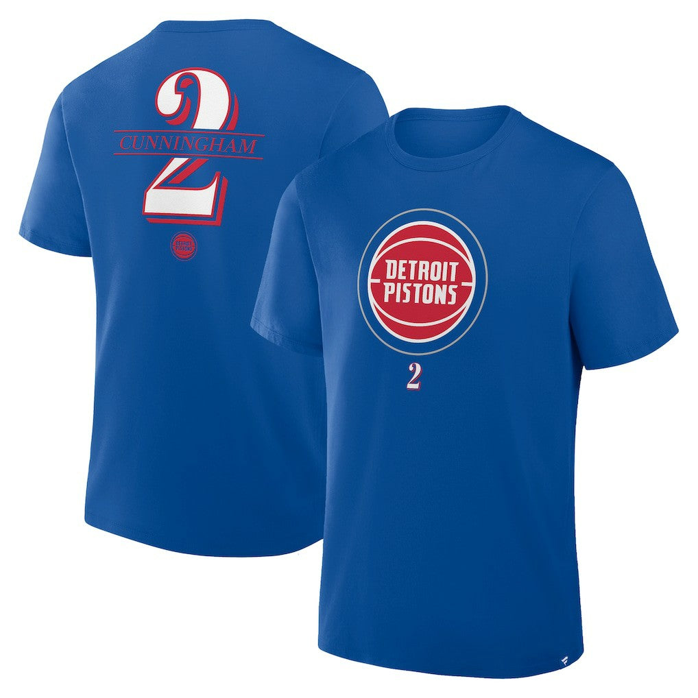 NBA Cade Cunningham Detroit Pistons In The Paint Name & Number T-Shirt sale