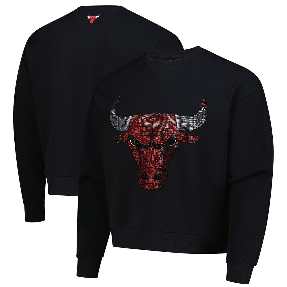 NBA Chicago Bulls Terez Unisex Oversized Gemstone Logo Sweatshirt
