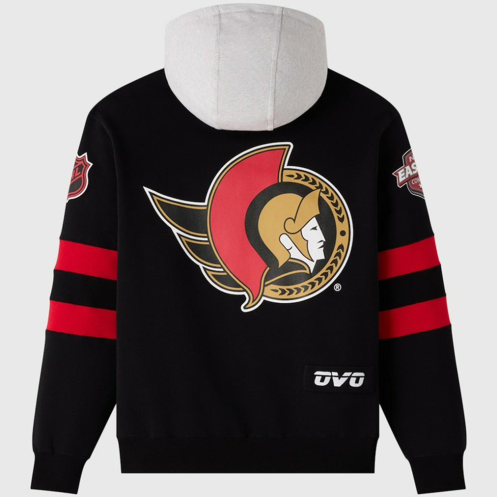 NHL Black Ottawa Senators OVO x NHL Fleece Hoodie