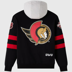 NHL Black Ottawa Senators OVO x NHL Fleece Hoodie