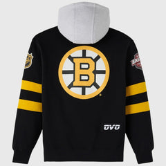 NHL Black Boston Bruins OVO x NHL Fleece Hoodie