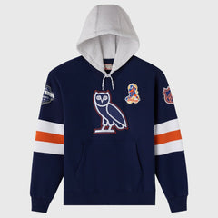 NHL Navy Edmonton Oilers OVO x NHL Fleece Hoodie