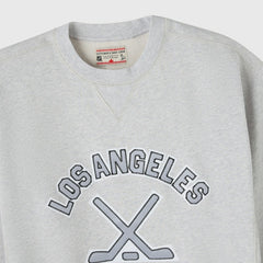 NHL Heather Gray Los Angeles Kings OVO x NHL Fleece Sweatshirt