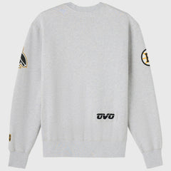 NHL Heather Gray Boston Bruins OVO x NHL Fleece Sweatshirt