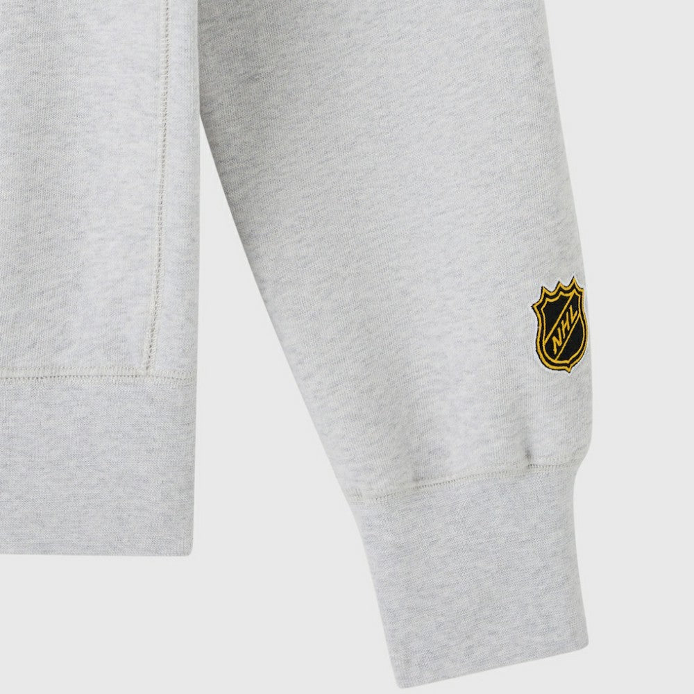 NHL Heather Gray Boston Bruins OVO x NHL Fleece Sweatshirt