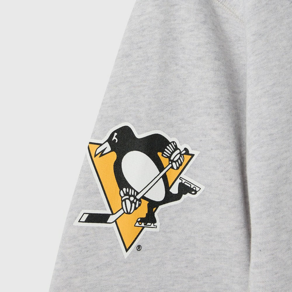 NHL Heather Gray Pittsburgh Penguins OVO x NHL Fleece Sweatshirt
